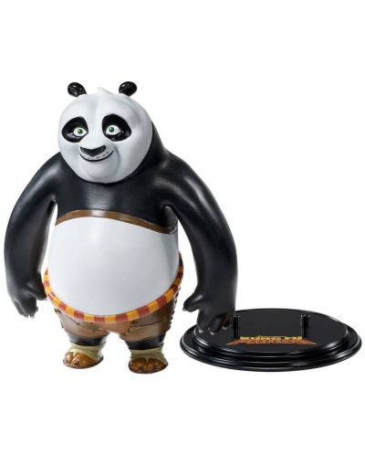 Φιγούρα δράσης The Noble Collection Animation: Kung-Fu Panda - Po (Bendyfigs), 15 εκ - 2
