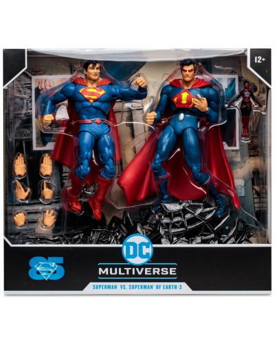 Φιγούρα δράσης McFarlane DC Comics: Multiverse - Superman vs Superman of Earth-3 (Gold Label), 18 cm - 10
