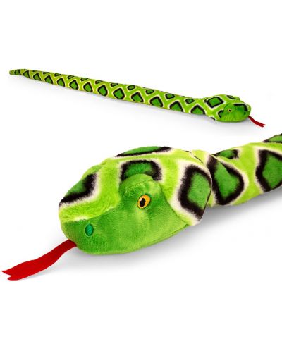 Οικολογικό λούτρινο παιχνίδι Keel Toys Keeleco - Φίδι, 100 cm, ποικιλία - 3