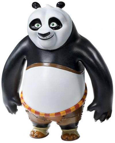 Φιγούρα δράσης The Noble Collection Animation: Kung-Fu Panda - Po (Bendyfigs), 15 εκ - 1