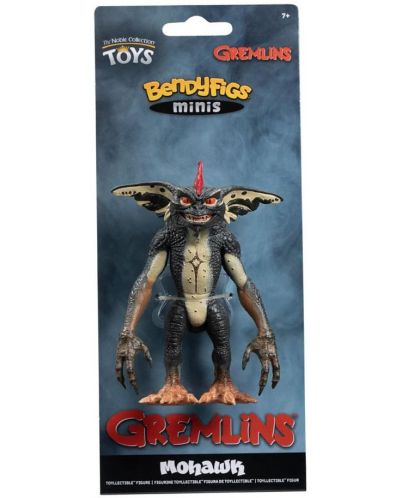 Φιγούρα δράσης The Noble Collection Movies: Gremlins - Mohawk (Bendyfigs), 11 εκ - 2