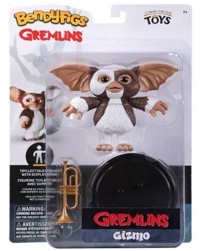 Φιγούρα δράσης The Noble Collection Movies: Gremlins - Gizmo (Bendyfigs), 10 cm - 3