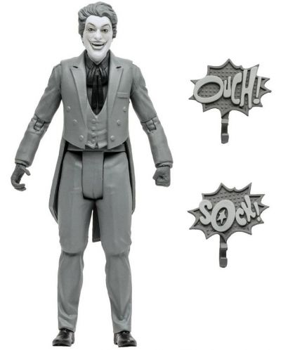 Φιγούρα δράσης McFarlane DC Comics: Batman - The Joker '66 (Black & White TV Variant), 15 cm - 7