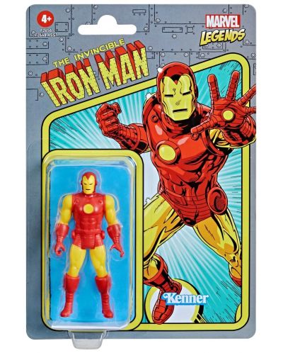 Φιγούρα δράσης Hasbro Marvel: Iron Man - Iron Man (Marvel Legends) (Retro Collection), 10 cm - 2