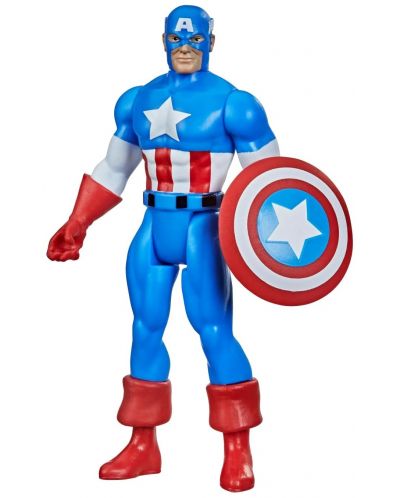 Φιγούρα δράσης  Hasbro Marvel: Captain America - Captain America (Marvel Legends) (Retro Collection), 10 cm - 1
