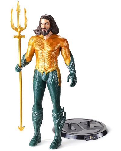 Φιγούρα δράσης The Noble Collection DC Comics: Aquaman - Aquaman (Bendyfigs), 19 cm - 1