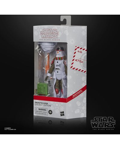 Φιγούρα δράσης Hasbro Movies: Star Wars - Snowtrooper (Black Series) (Holiday Edition), 15 cm - 8