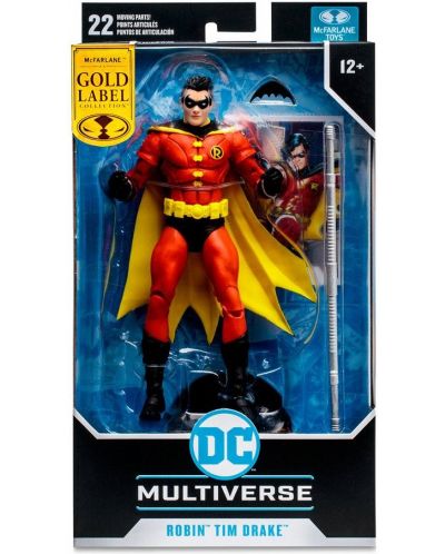 Φιγούρα δράσης  McFarlane DC Comics: Multiverse - Robin (Tim Drake) (Gold Label), 18 cm - 8