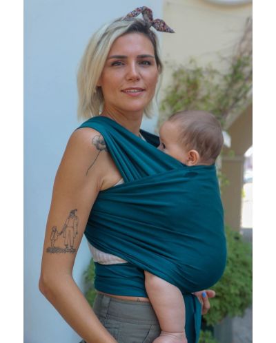 Ελαστικό sling για μωρό Neko Slings - Evergreen - 2