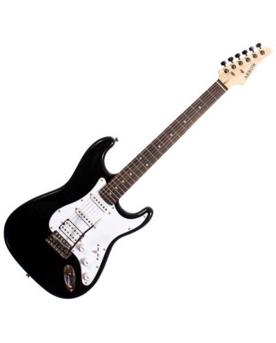 Ηλεκτρική κιθάρα Arrow ST - 211 Deep Black Rosewood/White - 1