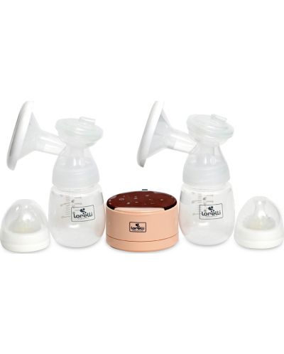 Ηλεκτρική αντλία μητρικού γάλακτος  Lorelli Daily Comfort -Διπλό, ροζ - 1