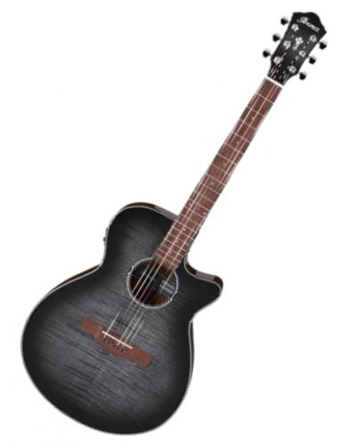 Ηλεκτροακουστική κιθάρα  Ibanez - AEG70, Transparent Charcoal Burst High Gloss - 1