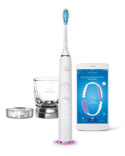 Ηλεκτρική οδοντόβουρτσα Philips - Sonicare HX9901,λευκή - 2