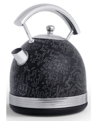 Βραστήρας Schneider - Keith Haring, 2200 W, 1.7 l, μαύρο - 2