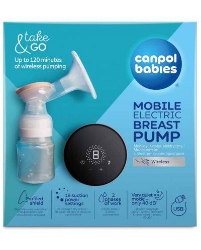 Ηλεκτρική αντλία μητρικού γάλακτος Canpol babies - Take & Go - 10