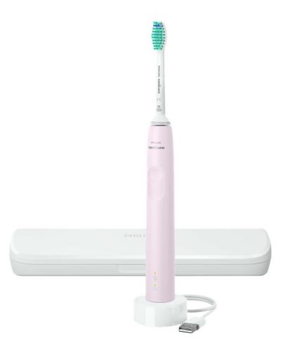 Ηλεκτρική οδοντόβουρτσα  Philips - Sonicare 3100, ροζ  - 2