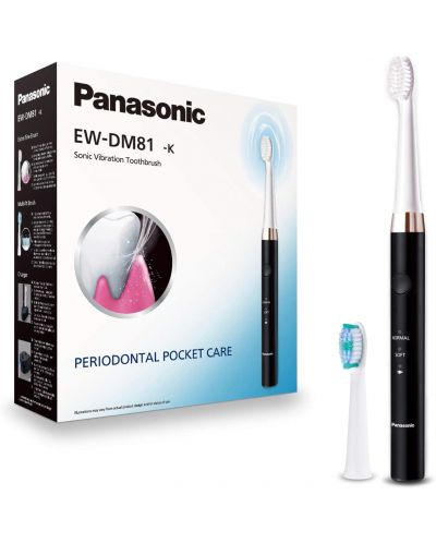 Ηλεκτρική οδοντόβουρτσα  Panasonic - EW-DM81-K503,μαύρο - 2