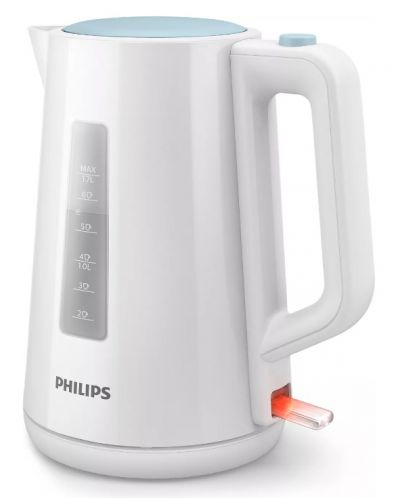 Ηλεκτρικός βραστήρας Philips - HD9318/70, 2200W, 1.7L,λευκό - 1