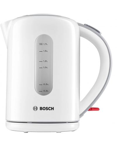 Ηλεκτρικός βραστήρας Bosch - TWK7601, 2200 W, 1,7 l, λευκό - 1