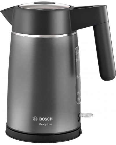 Ηλεκτρικός βραστήρας Bosch - TWK5P475, 2400 W, 1,7 l, γκρι - 1