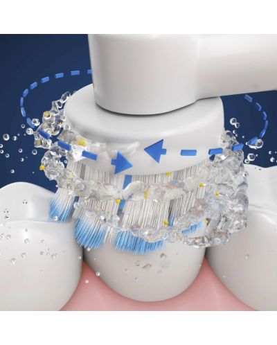 Ηλεκτρική οδοντόβουρτσα OralB - GeniusX Rosegold 6/21/6, χρυσή - 5