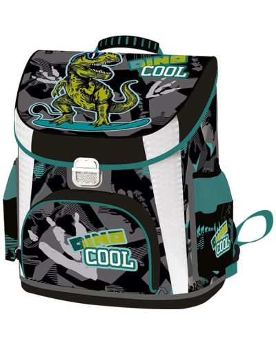 Εργονομική σχολική τσάντα  Lizzy Card Dino Cool - Premium - 1