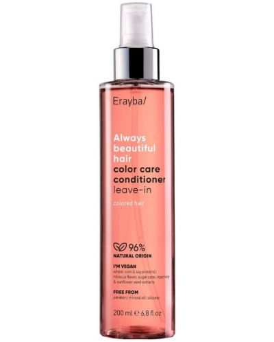 Erayba ABH Color Care Κοντίσιονερ για βαμμένα μαλλιών, χωρίς ξέβγαλμα, 200 ml - 1