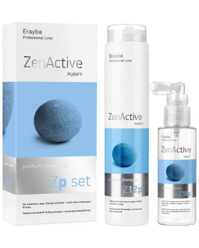 Erayba Zen Active Σετ καθαρισμού κατά της πιτυρίδας, 2 τεμαχίων - 1