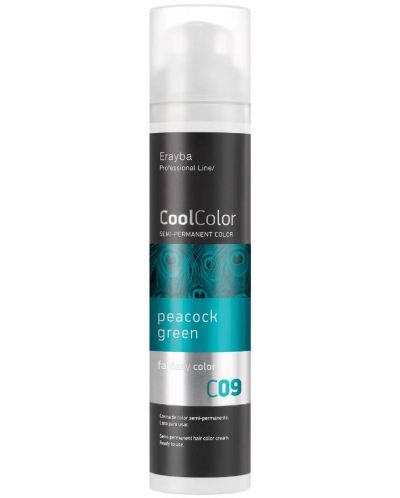 Erayba CoolColor Χρωστική ουσία μαλλιών, C09 Peacock Green, 100 ml - 1