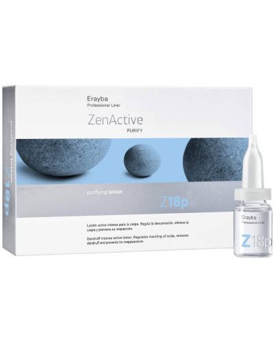 Erayba Zen Active Εντατική λοσιόν κατά της πιτυρίδας Z18p, 12 x 8 ml - 1