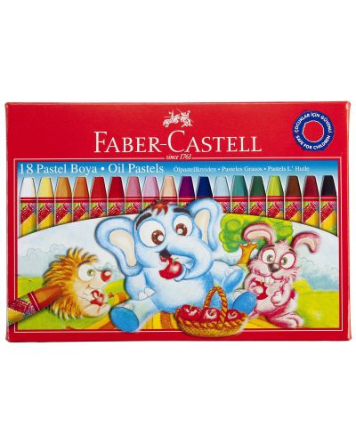 Λαδοπαστέλ Faber-Castell - 18 χρώματα - 1