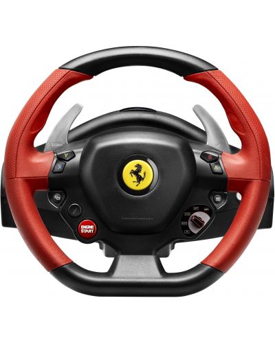 Τιμόνι με πεντάλια Thrustmaster - Ferrari 458 Spider, μαύρο/κόκκινο - 2