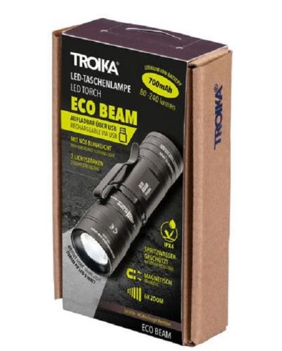 Φακός Troika - Eco Beam, επαναφορτιζόμενo - 4