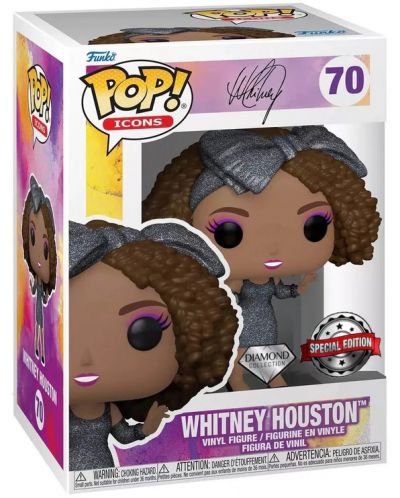 Φιγούρα Funko POP! Icons: Whitney Houston - Whitney Houston (Diamond Collection) (Special Edition) #70 - 2
