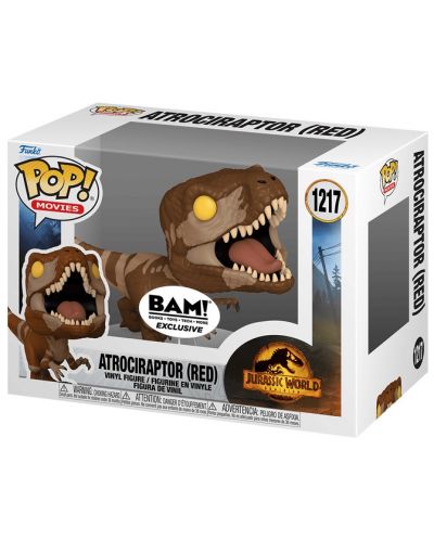 Φιγούρα Funko POP! Movies: Jurassic World - Atrociraptor (Red) (BAM! Exclusive) #1217 - 2