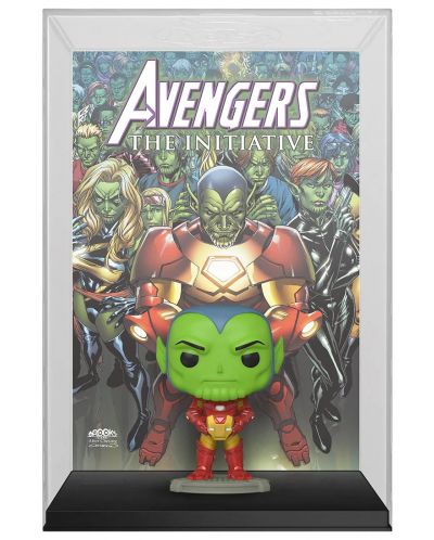 Φιγούρα Funko POP! Comic Covers: Avengers The Initiative - Skrull as Iron Man (Wondrous Convention Limited Edition) #16 - 1