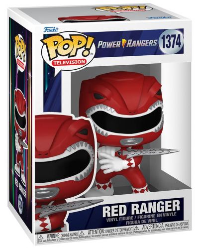 Φιγούρα Funko POP! Television: Mighty Morphin Power Rangers - Red Ranger (30th Anniversary) #1374 - 2