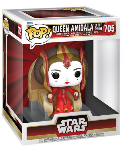 Φιγούρα Funko POP! Deluxe: Star Wars - Queen Amidala on the Throne #705 - 2