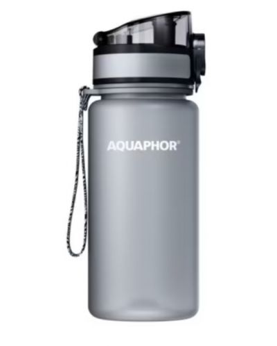 Μπουκάλι φίλτρου Aquaphor - City, 160025, 350 ml, γκρι - 1