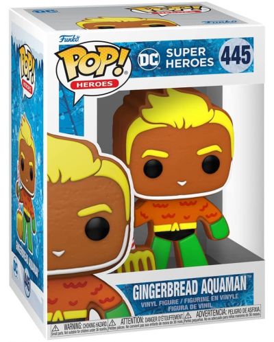 Φιγούρα Funko POP! DC Comics: Holiday - Gingerbread Aquaman #445 - 2