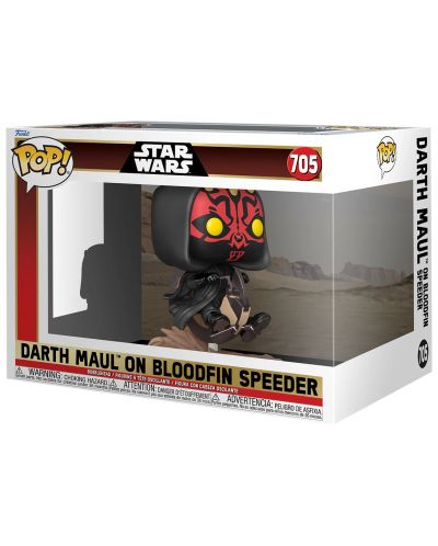 Φιγούρα Funko POP! Rides: Star Wars - Darth Maul on Bloodfin Speeder #705 - 2