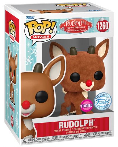 Φιγούρα Funko POP! Movies: Rudolph - Rudolph (Flocked) (Special Edition) #1260 - 2