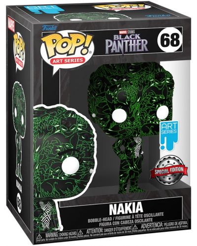 Φιγούρα Funko POP! Marvel: Black Panther - Nakia (Art Series) (Special Edition) #68 - 2