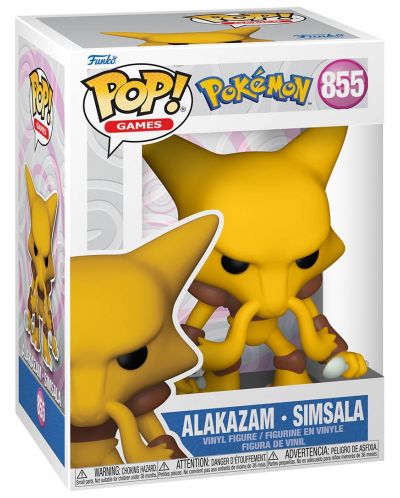 Φιγούρα Funko POP! Games: Pokemon - Alakazam #855 - 2