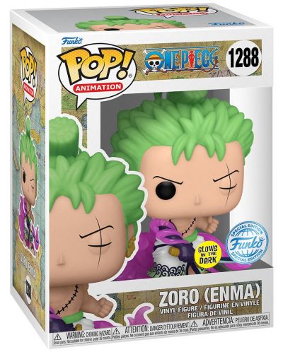 Φιγούρα Funko POP! Animation: One Piece - Zoro (Enma) (Glows in the Dark) (Special Edition) #1288 - 3