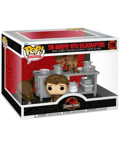 Φιγούρα Funko POP! Moment: Jurassic Park - Tim Murphy with Velociraptors (Special Edition) #1199 - 2