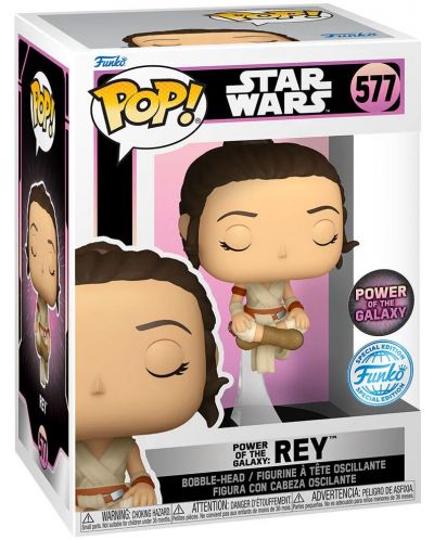 Φιγούρα Funko POP! Power of the Galaxy: Star Wars - Power of the Galaxy: Rey (Special Edition) #577 - 2