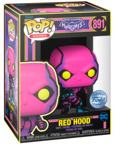 Φιγούρα   Funko POP! Games: Gotham Knights - Red Hood (Blacklight) (Special Edition) #891 - 2