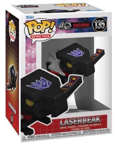 Φιγούρα Funko POP! Retro Toys: Transformers - Laserbeak (40 Years Transformers) #135 - 3