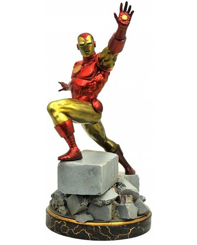 Αγαλματίδιο  Diamond Select Marvel: Iron Man - Classic Iron Man (Marvel Premier Collection), 35 cm - 1